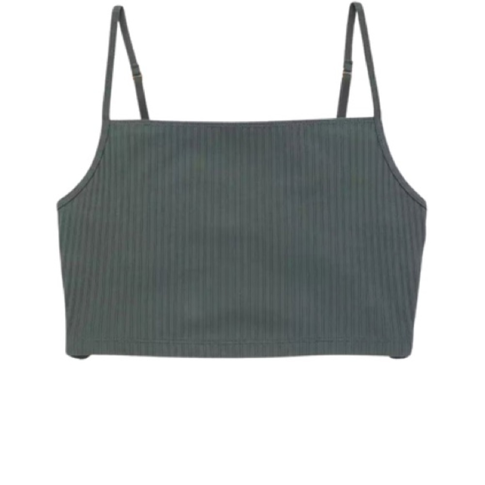 Aerie Beach Daze Lace Ribbed Bra Top